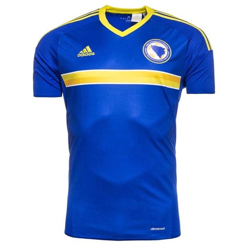 Bosnia BIH Shirt Euro for 2016 - Adidas Home Jersey 2016-17 (Large NWT) - Picture 3 of 7